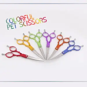 Asian Fusion Scissors Japanese 440c  6 Inch Curved  Dog Scissors