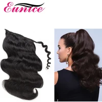 

New Fashion Virgin Brazilian hair pony tails wholesale pony tail hair extension pony tail hair clip