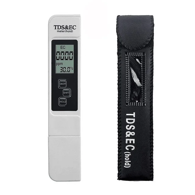 
TDS EC Meter Temperature Tester pen 3 In1 Function Conductivity tds tester 