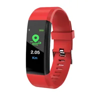 

Hot Selling 115 plus Fitness Health Bluetooth Smart Sleep Band Wristband Watch Sports Bracelet For Blood Pressure