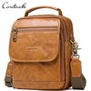 Endless Pockets Designed Handbags Genuine Cow Leather Flap Front Pocket Messenger Bag LightWeight Crossbody Bag