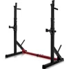 Wellshow Sport Adjustable Heavy Duty Power Squat Rack Dip Stands Bars Station Weightlifting Rack Curl Weight Stand