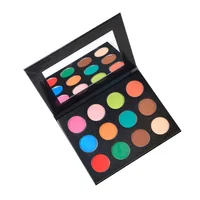 

12 Colors Available Custom No Logo Make Up High Pigmented Eyeshadow Palette