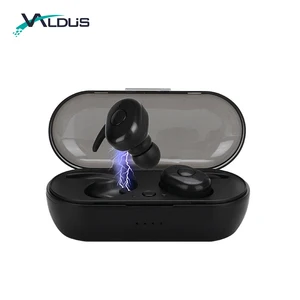 T5 High Quality Dual Sound Stereo Speaking TWS BT True 2019 Wireless Earbuds Earphone with Charging Case