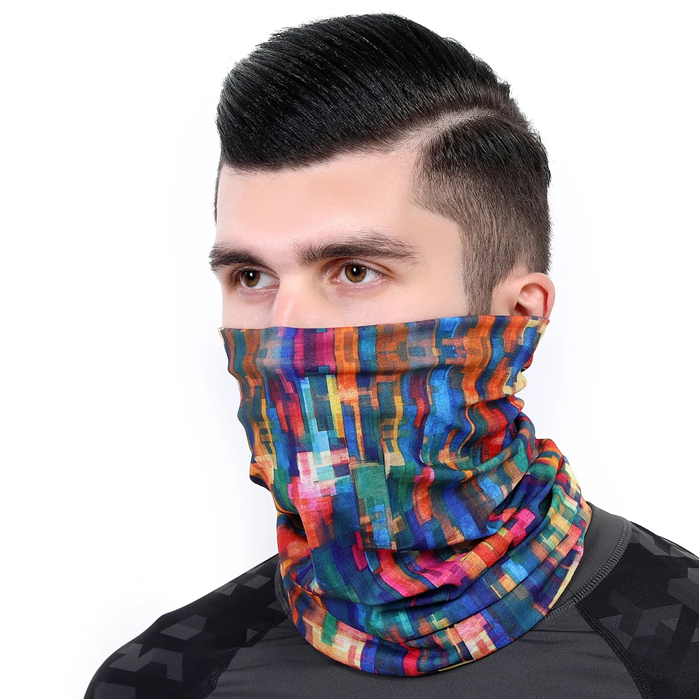 
Green Polyester Paisley Tubular Sports Wear Bandana Lego Technic Minion Bandana Headwear Seamless Bandana 