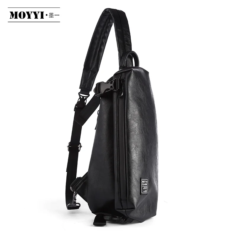 

PU Leather Mens Chest Pack New Design Shoulder Bag Messager Bags for Men