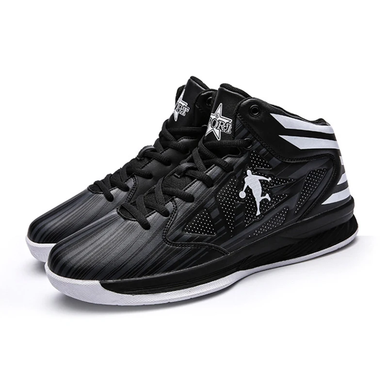 

High Cut Comfortable Synthetic Leather Jordan Sports Shoes, Custom colors
