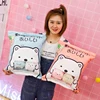Spot wholesale expression pack pillow warm hand plush toy doll