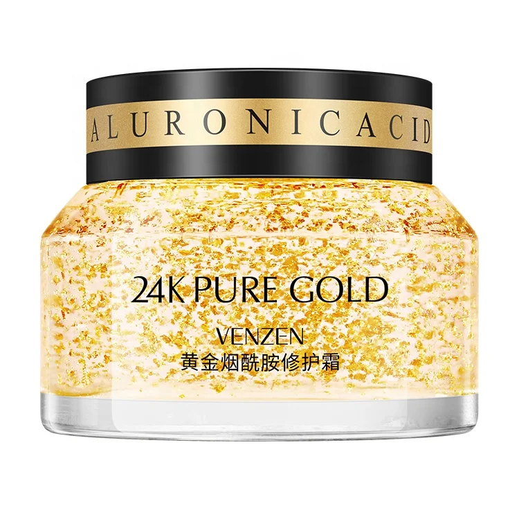 

OEM Venzen moisturizing anti aging skin repair 24k gold face cream