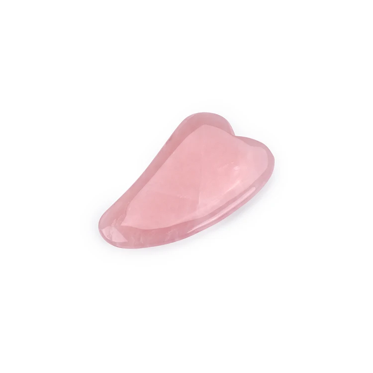 

Gua Sha Scraping Massage Tools Natural Rose Quartz 100% Handmade Guasha Board For SPA Acupuncture