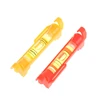 Plastic Pen Level Photo Frame Line Level Mini Bubble Spirit Level Red/Yellow