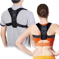 

Hot sale breathable black shoulders back support posture corrector