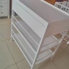 New born solid wood white baby changing table nursing table