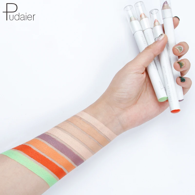 

Pudaier 8 Colors Brighten Perfect Makeup Concealer Natural wood colored Pencils