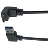 USB 3.0 Type-C right angle Left side curved computer notebook mobile phone data charging connection data line 1 meter