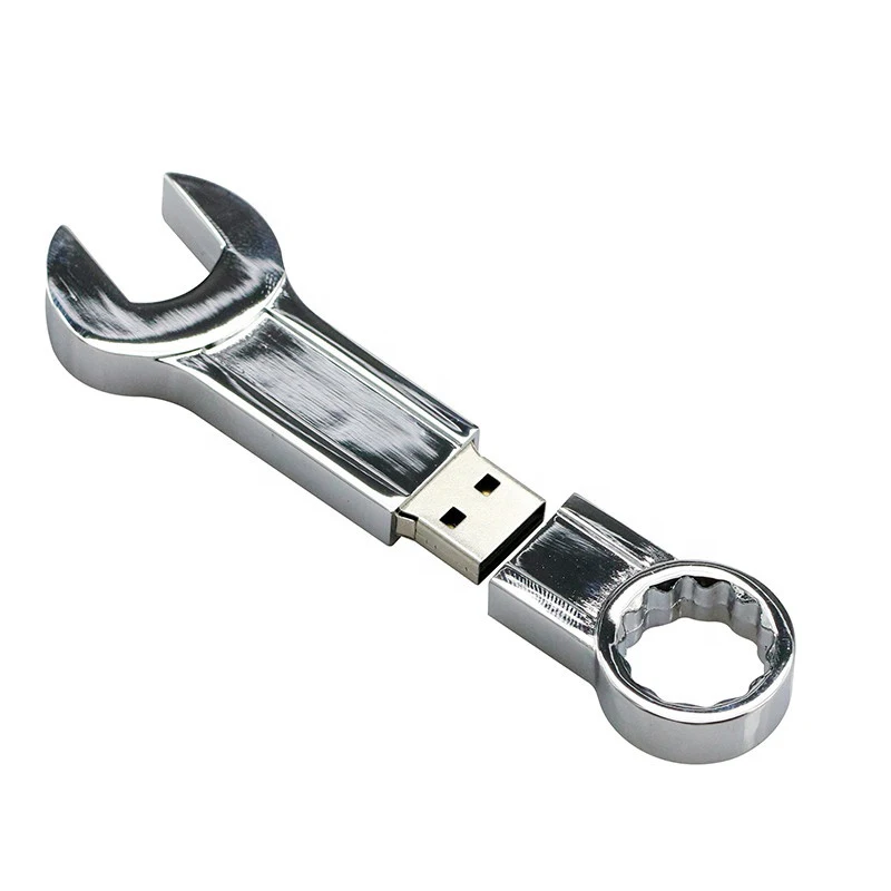 

Logo Printing 64GB Memory Stick Spanner Shape USB Flash Memory Wrench Shape USB Flash Drive