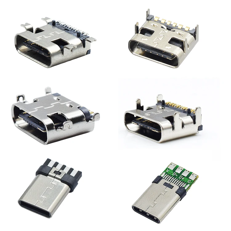 

female usb connector type c USB 3.1 Type C Female Connector USB for PCB charging connector