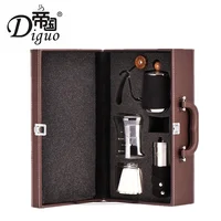 

2019 Amazon Hot Sale Grey Color Pour Over Coffee Tea Maker Gift Set