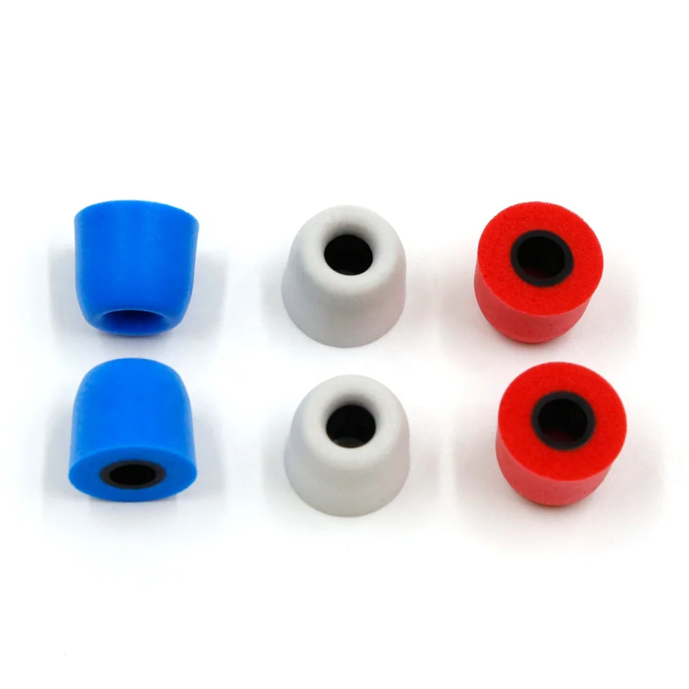 

Disposable headphone cover memory foam ear tips, Black;red;blue;grey