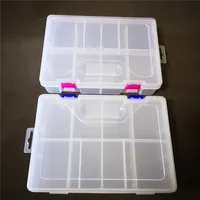 

Double layer 8 detachable compartments plastic storage box