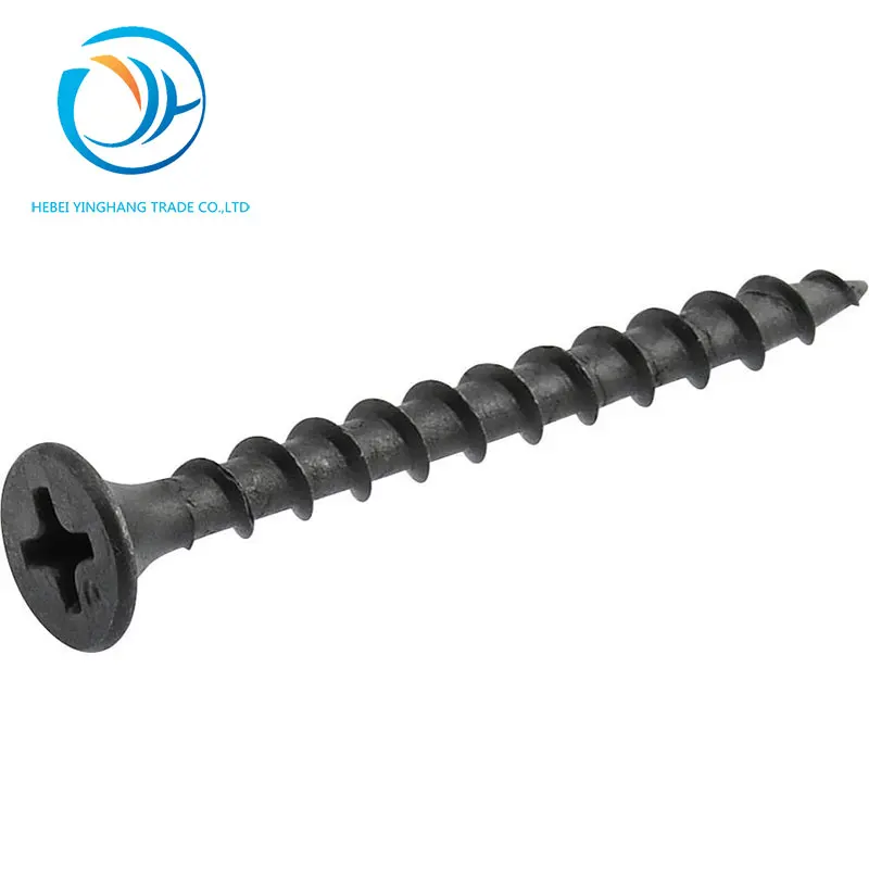 
black phosphated phillips bugle head fine Coarse thread drywall screw 