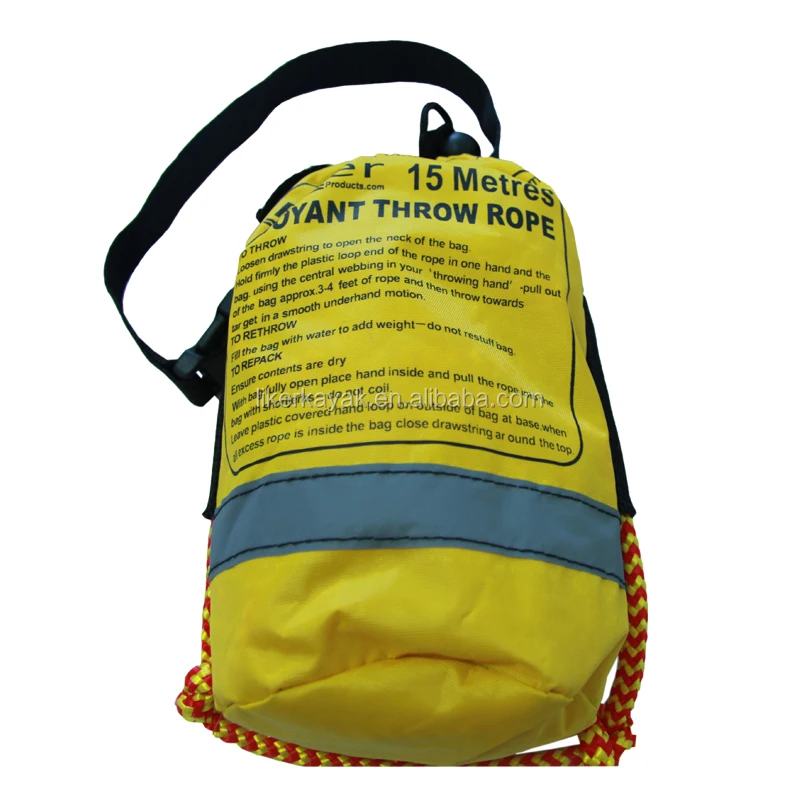 Hot Sale Kayak Rescue Gear Light Throw Rope 25m Safety Throw Bag Buy