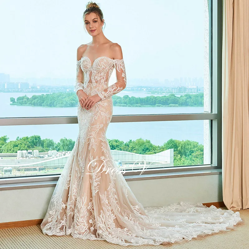 

ZH1121B White Lace Applique Plus Size Wedding Dresses elegant Princess Ball Gown back Bridal Gowns, White;ivory
