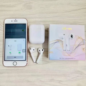 i12 TWS Rechargeable Earbuds Charger Case
