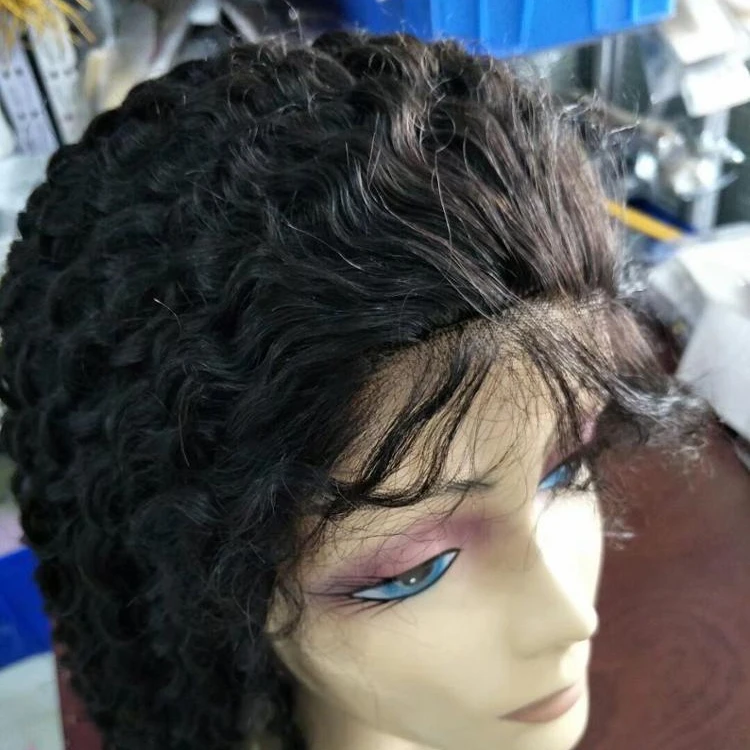 

full lace wig human hair deep wave 24 inch