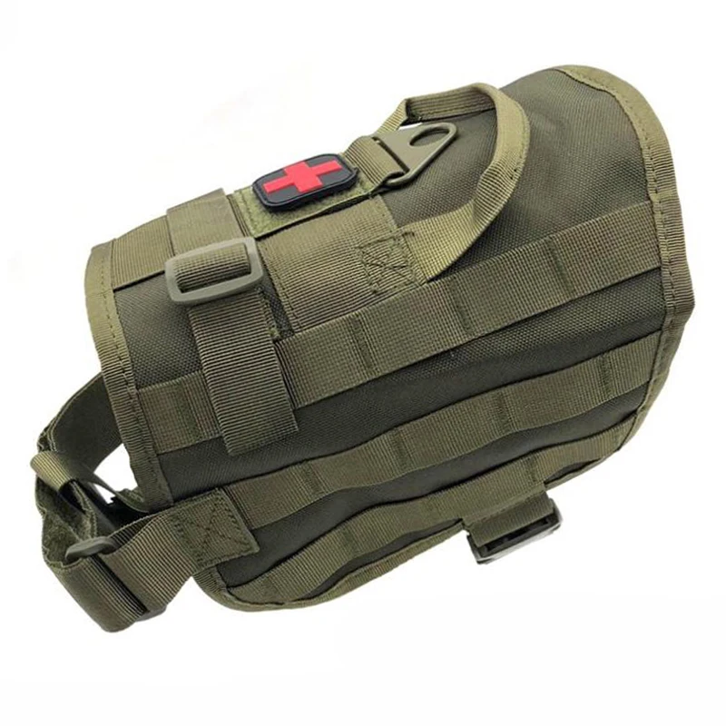 

1000D Nylon Military Training Dog Harness Tactical Dog Vest, Black,tan, army green