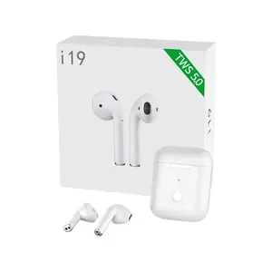 TWS i19 Wireless Earbuds Charging Box