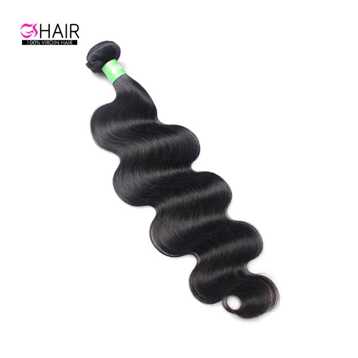 

gs company types 100% unprocessed wet and wavy body wave 40 inch virgin mink brazilian hair, Natural color