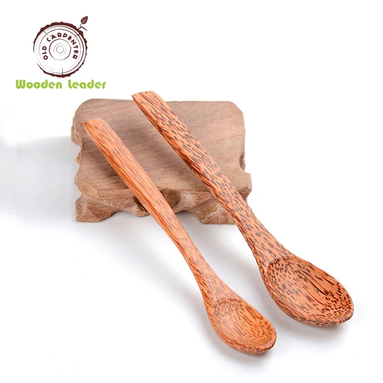 

Gift Natural Coconut Wood Mixed Honey Coffee spoon