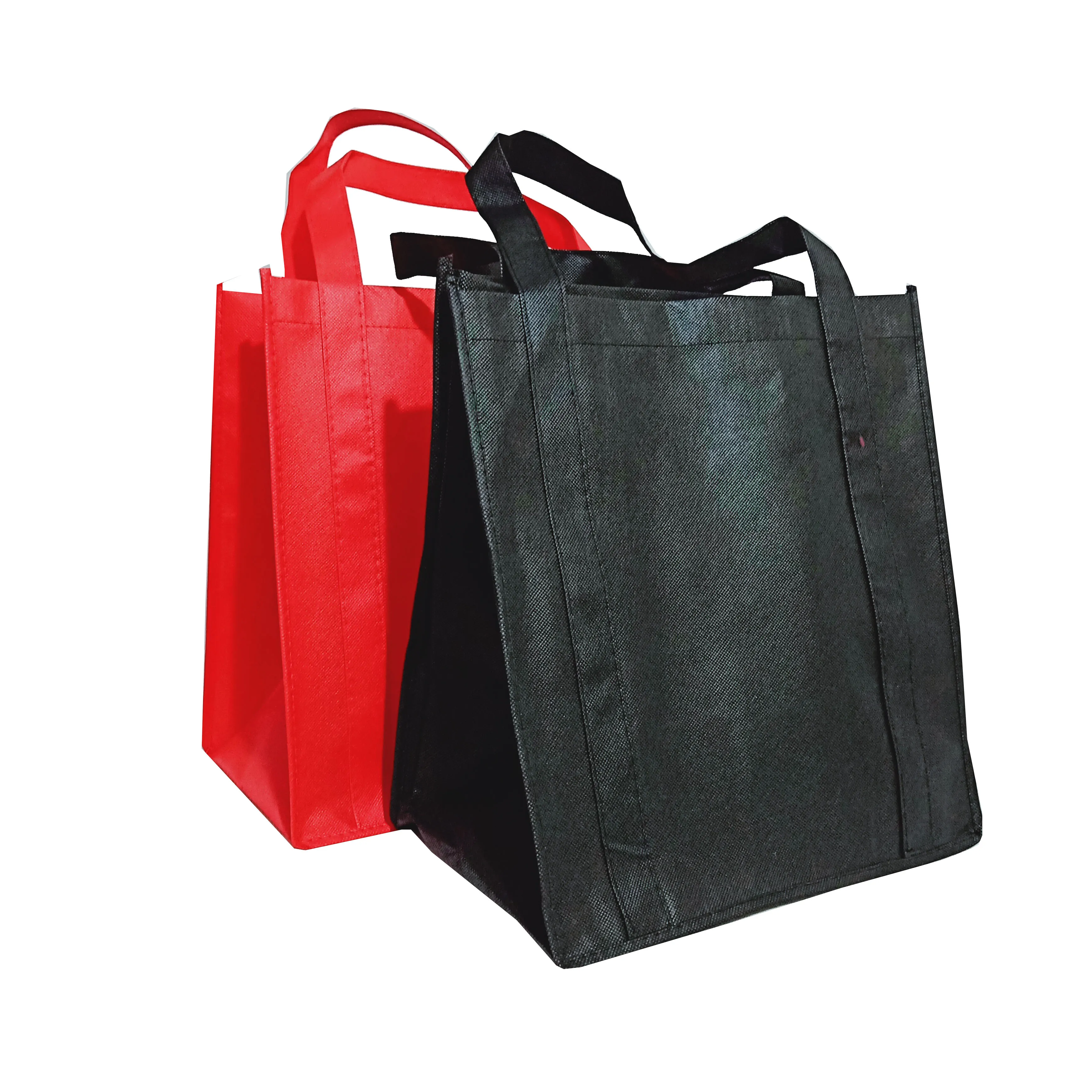 

cheapest price Colorful plenty in stock ecofriendly custom color super absorben non woven shopping bag for promotion, Black&navy blue&red&deep blue or customized
