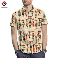 

Factory Direct Sale 100% Cotton Custom Printed Hawaiian Men Casual Shirts