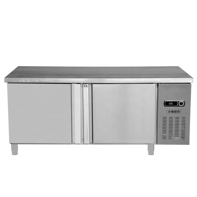 
Steel counter Commercial Kitchen Equipment Display Counter Fridge 