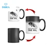 low price costom logo heat sensit color chang mug