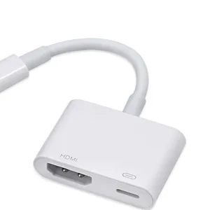 iPhone to HDMI Adapter Digital AV Cable Charging Port