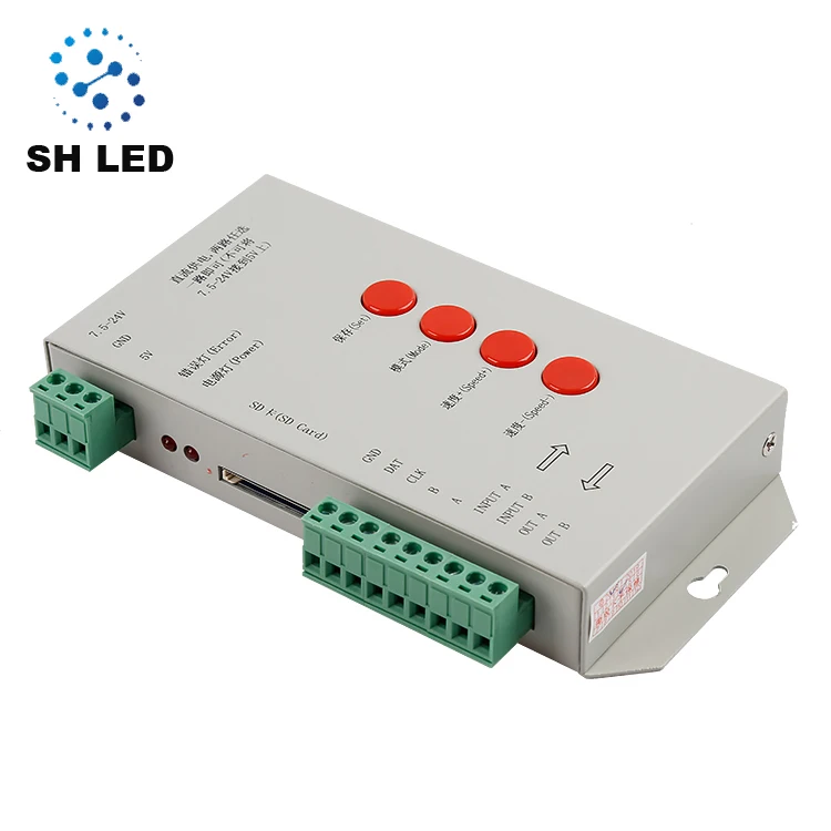 RGB Program led sd card LPD6803 TTL T-1000s Led Controller for Landscape Lighting