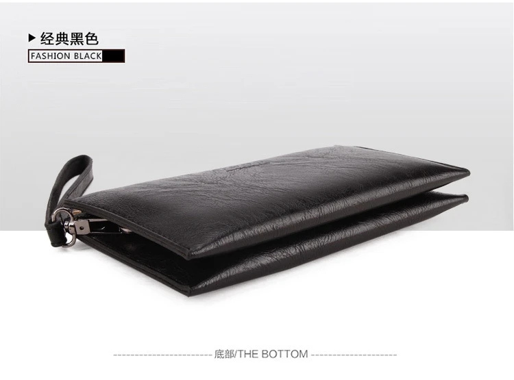 
New Fashion Wallet men Long Clutch Bag Standard Zipper Men Wallets Purse 