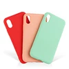 TPU Silicone Mobile Case For Iphone X / XR / XS MAX / XS Liquid Silicone Phone Case