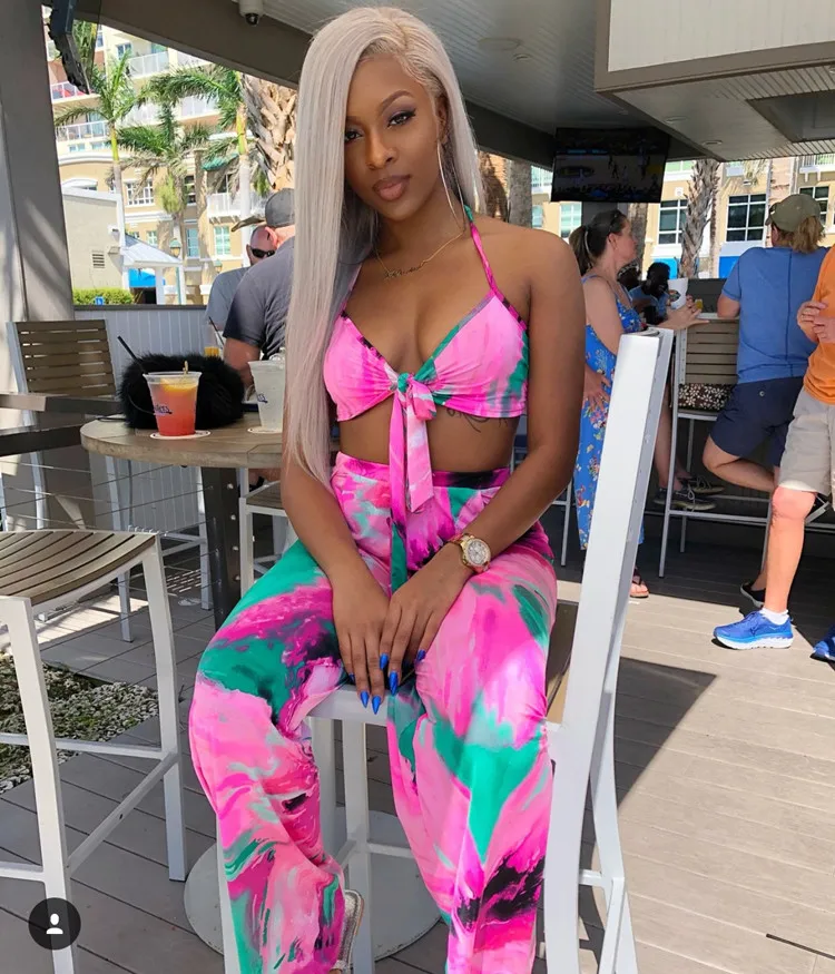 

Lifu Women Plus Size Clothes Fashion Women 2 Piece Set Clothes Summer Sexy Western Wear for Women, Pink