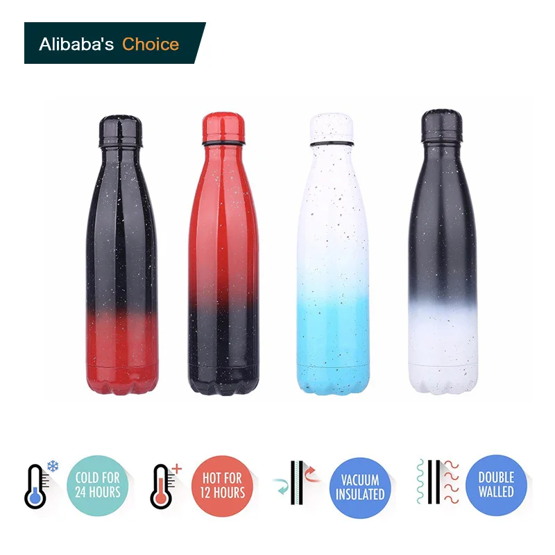

Everich New design stainless steel water bottle double wall insulated sport drinking water bottles custom logo, Customized color