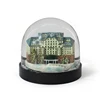 Custom souvenir resin building statues acrylic snow globe