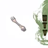 Outdoor Camping Picnic 2 in 1 Multifunction Titanium Spoon/Spork with Beer Bottle Opener OEM Orders Accepted