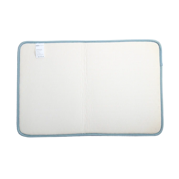 
Honeycomb Emboss Coral Fleece Mat Anti Slip Baby Fleece Bath Mat 