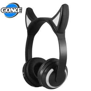 Cat Ear Wireless LED Headphones