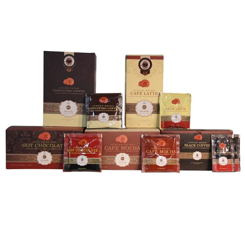 
Free Sample Ganoderma Lucidum Powder Instant Coffee with private label 