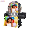 Funsunjet FS-1800K 1.8m 1440dpi DX5/DX7 Head Cheapest Eco Solvent Printer Flatbed