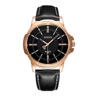 

YAZOLE Rose Gold Quartz Watch Men 2019 Top Brand Luxury Famous Male Clock Wrist Watch Golden Style Wristwatch 358